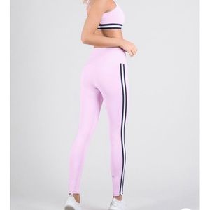 TLF Apparel Lilac Stripe Legging